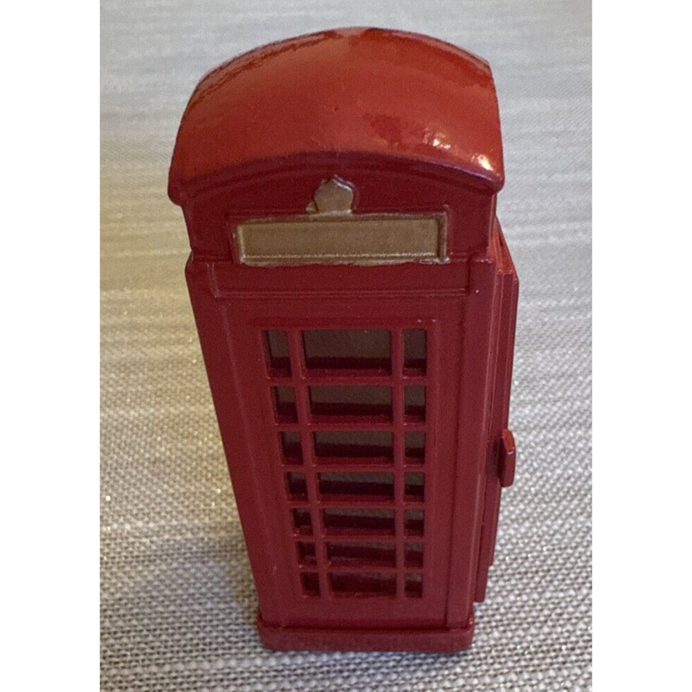 Lemax Red English Telephone Booth‎ 2004 Christmas Village House Accessory